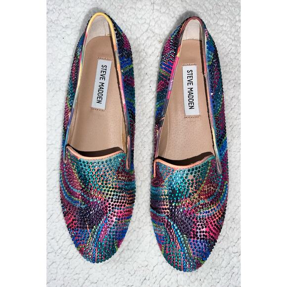 Steve Madden Conncord Multi Colored flats! - size 8 - M7 - Picture 1 of 8